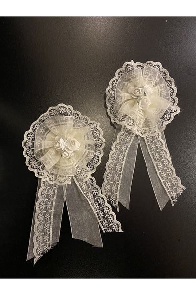 WN STORE Închizătoare Papatya Design cu arc, două piese