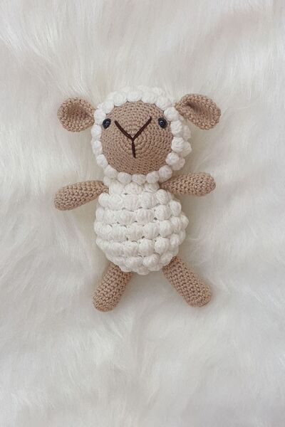 kelebeginruyasihobievi Amigurumi Organik Küçük Kuzu Oyuncak