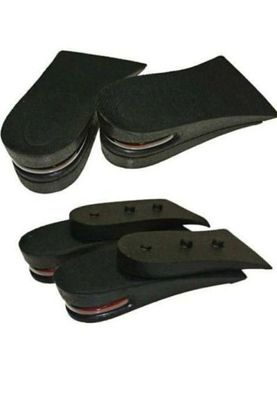 CMT Black Air Cushion Insoles Height Increaser Insoles 5 cm