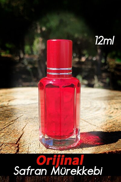 Bundera Safran Mürekkebi Özel Gül Yağı Ve Miski Amber Karışımlı Yazıma Hazır 12 ml Şişe Içerisinde