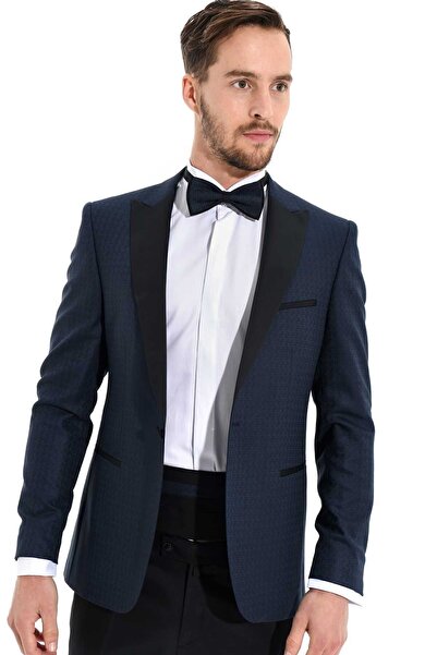 Morven Smoking pentru bărbați PARLEMENT Toul Slimfit Jacquard