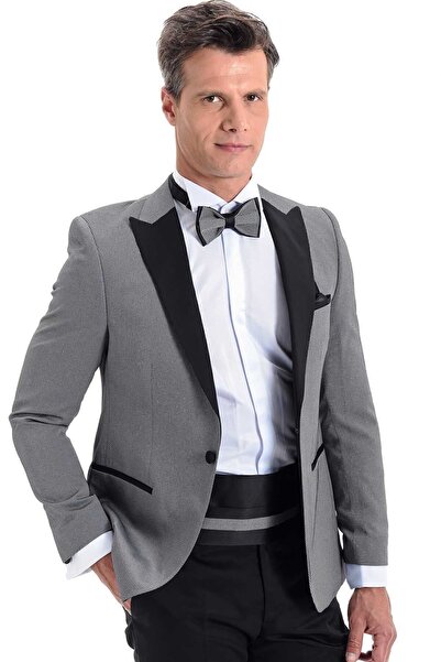 Morven Costum de mire slim, gri mediu, Broadway, pentru bărbați