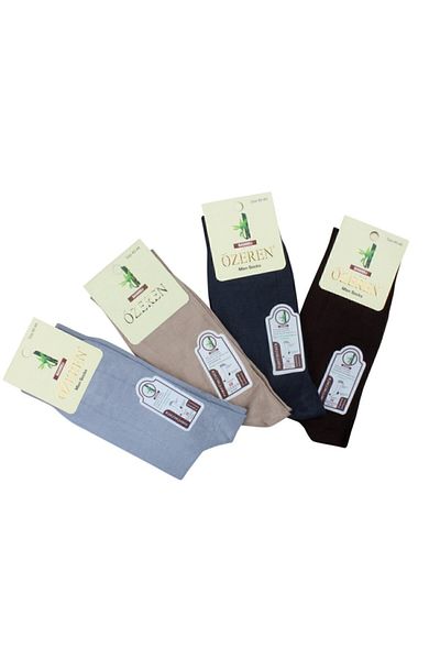 Bundera Bamboo Seasonal 8-pack Socks Scented Bamboo Men's Socks Grey-cream-smoked-brown