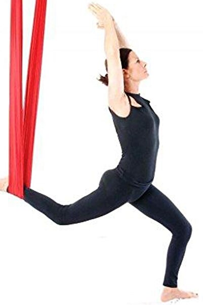Bundeba Red Yoga Fly Hammock - Floor-Hanging, Floor-Free Fitness Pilates Exercise Equipment