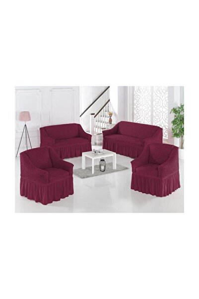 Karna Home Cotton 3 2 1 1 Seat Sofa Cover Set