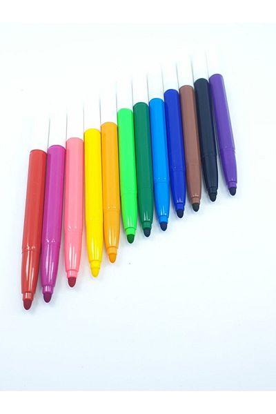 Janissary Jumbo Felt Pen 12 Pack Thick Tip Felt Pen