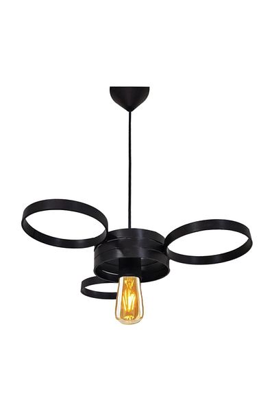 Bundera Wheel Pendant Lamp Chandelier Metal Retro Wrought Iron Hotel Restaurant Ceiling Lamp Entrance Hall Lighting