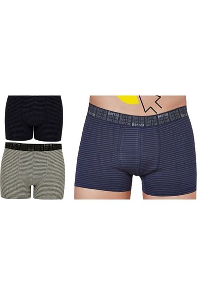 Berrak 4475-ριγέ Μικτό Χρώμα 6 τμχ Boxers