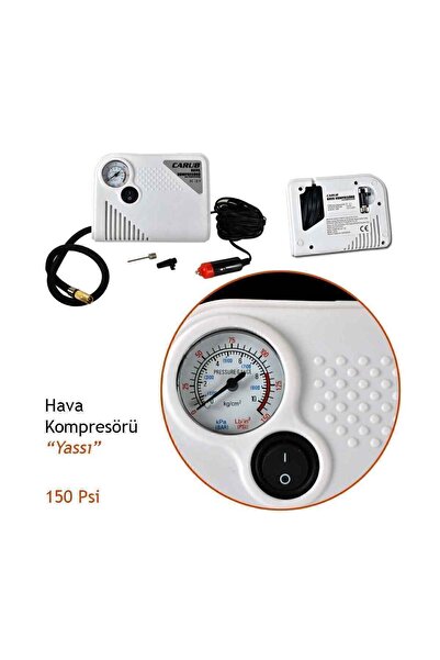 Genel Markalar 12v Hava Kompresörü 150 Psi Yassı Br2491105