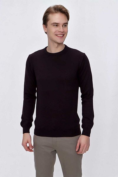 Morven Πλεκτό πουλόβερ Basic Dynamic Fit Relaxed Cut Crew Neck