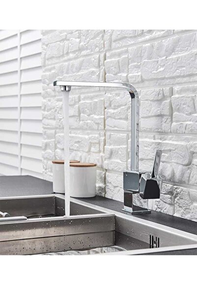 KUSTAR Mix Square Sink L Pipe Kitchen Faucet