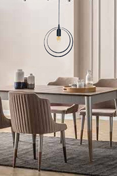 Bundeba Runden Avize Siyah Metal Sarkıt Ferforje Retro Rustik Ofis Cafe Otel Dekoratif Modern Tavan Lamba