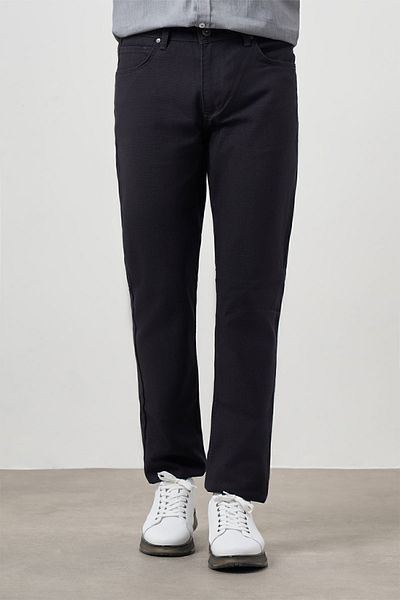 Morven Men's Smoked Seasonal Cotton 5 Pocket Dynamic Fit Jean Trousers