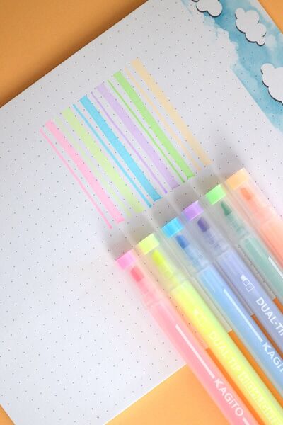 kagito Çift Taraflı Highlighter Set (6’lı)