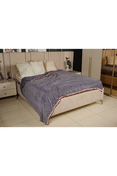 MİLAYS LİFE HOME COLLECTİON MILAY'S LIFE HOME - SOFT TASSELED WELSOFT Blanket Bedspread