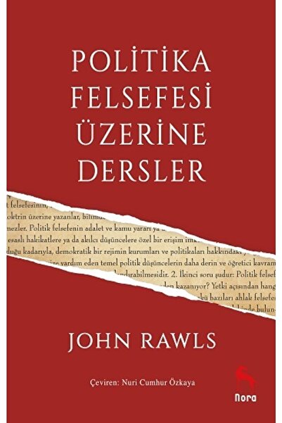Epsilon Yayınevi Politika Felsefesi Üzerine Dersler John Rawls