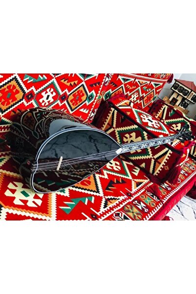 Zuhal Bağlama Siyah Inci - Özel Seri 40 Tekne - Kısa Sap