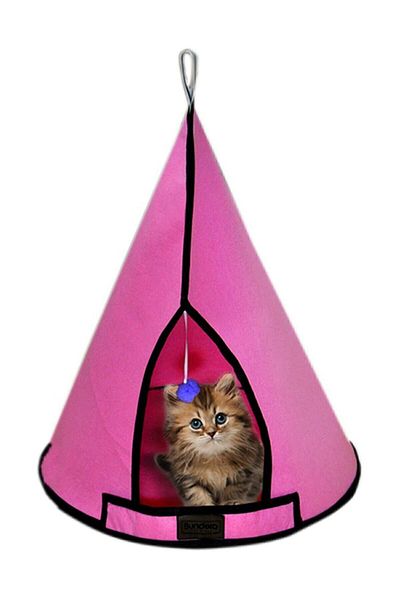 Bundera Cat Tower Cat Nest House Dog Bed Kennel Cushion Pet Pet Tent Nest Hut