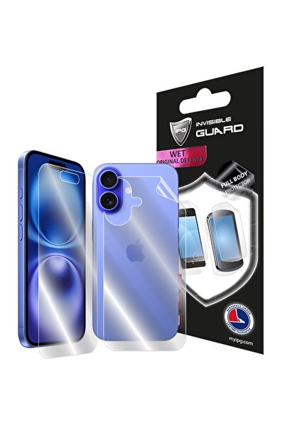 Ipg Apple Iphone 16 Için Hydrogel (İNCE TPU) Tam Kaplama (EKRAN VE ARKA KORUMA)