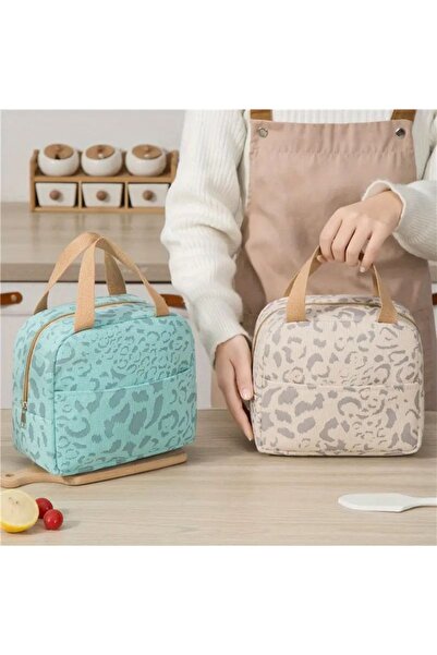 GlassySKY Prânz elegant cu model leopard / cutie de prânz - picnic la birou și școală