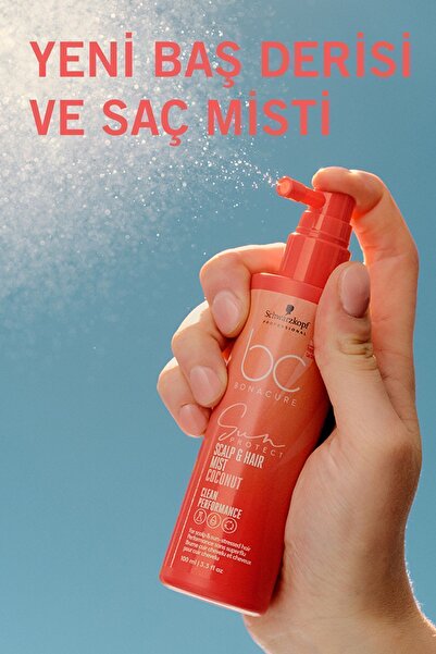 Bonacure Bc Sun Protect Güneş Koruma 3'lü Saç Bakım Seti - Çanta Hediyeli - Kütikül Onarıcı Vegan Keratin