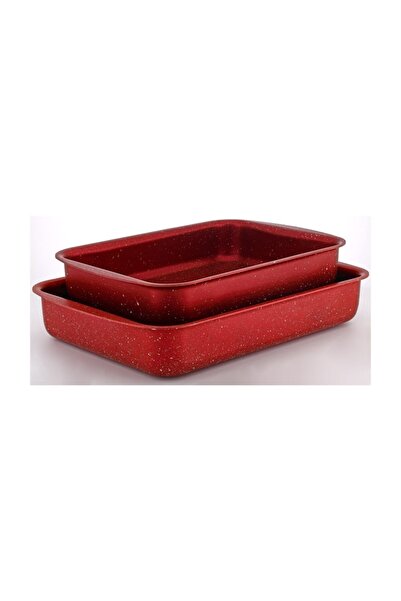 ARSELON 30-35 cm Granite Oven Tray Set - 2 Pieces
