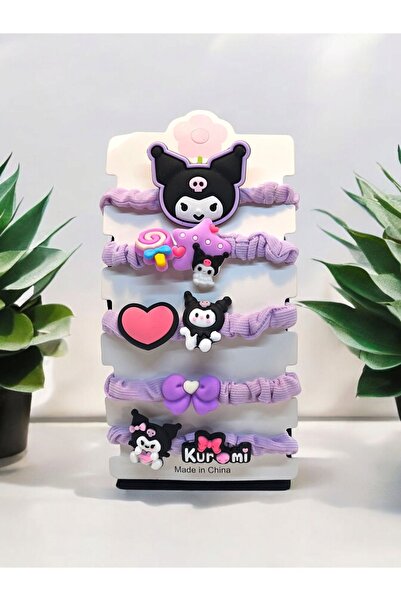 kuromi Kurromili Ince Simit Toka Seti- 5li Lastik Toka