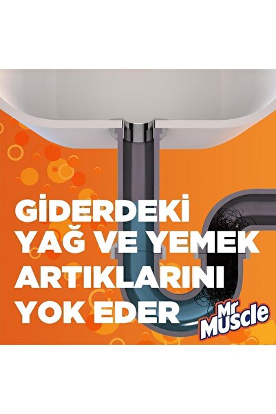 Mr. Muscle Jel ve Granüllü Lavabo Açıcı Temizlik Seti