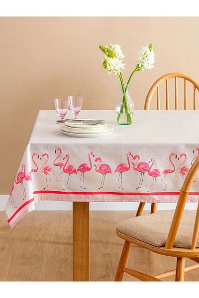 LC Waikiki Flamingo Printed Tablecloth 150x200 Cm