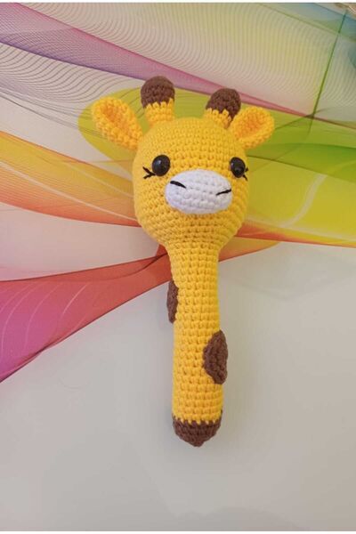 Veniem Amigurumi Zürafa Marakas Çıngırak