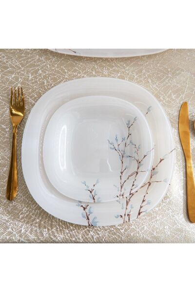 Luminarc Neo Carina 46-Piece Opalware Dinner Set