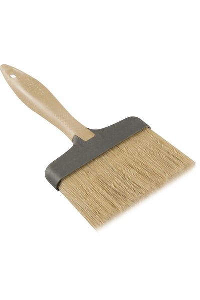 Dekor 6004 Ergonomic Patterned Natural Cutting Paint Brush - Drip-Free, 100 Mm