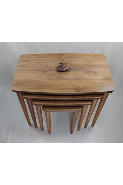 MİRZABEYOĞLU Mdf Lam Antikceviz 4lü Zigon Sehpa