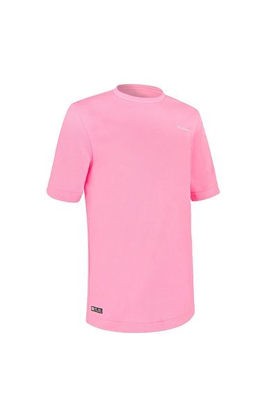 Decathlon Tricou pentru copii Olaian cu protecție UV cu mânecă scurtă pentru surfing - roz - 100