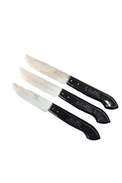 Ali UMUŞ OSMANİYE 3 lu orta boy 22 lik Plastik Mutfak Günlük Bıçak