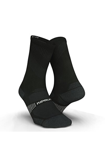 Decathlon Șosete de alergare Kiprun de lungime medie - subțiri - negru - Run900