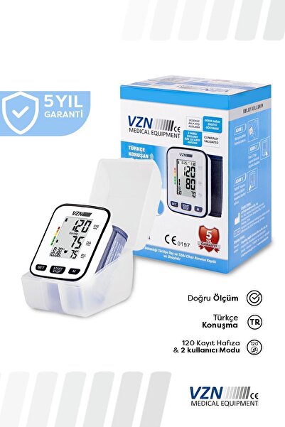 VZN medical equipment Vzn Bilek Tipi Türkçe Konuşan Otomatik Dijital Tansiyon...