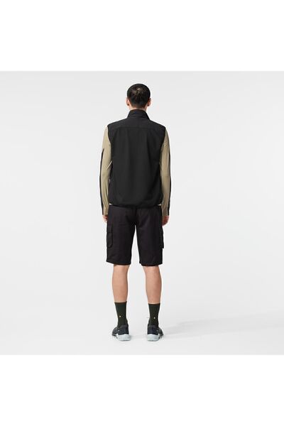 Decathlon Men's Outdoor Trekking Softshell Vest - Wind Breaker, Black - Mt100