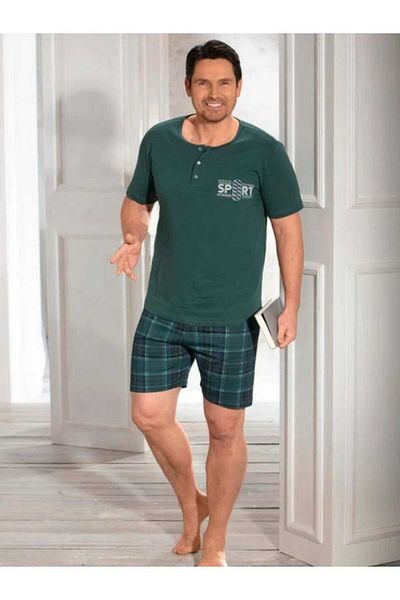 Gunay Konfeksiyon Men's Shorts and Top Suit Set