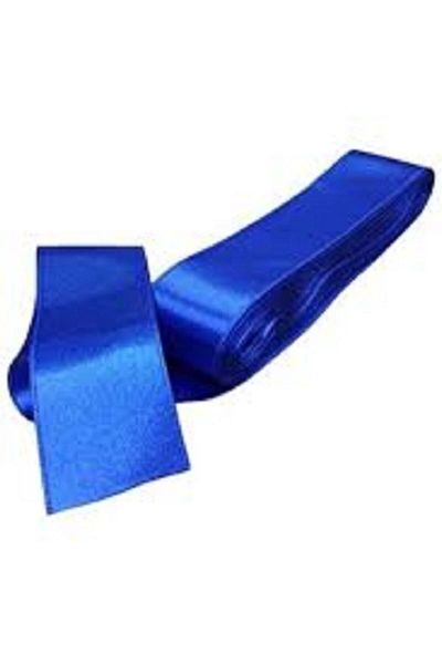 Nikah Şekeri Market Panglică de satin albastră Saks 2 cm x 25 metri (23,5 metri)