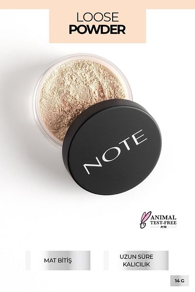NOTE 02 Light Beige Loose Powder Makeup Fixing Mattifying Powder