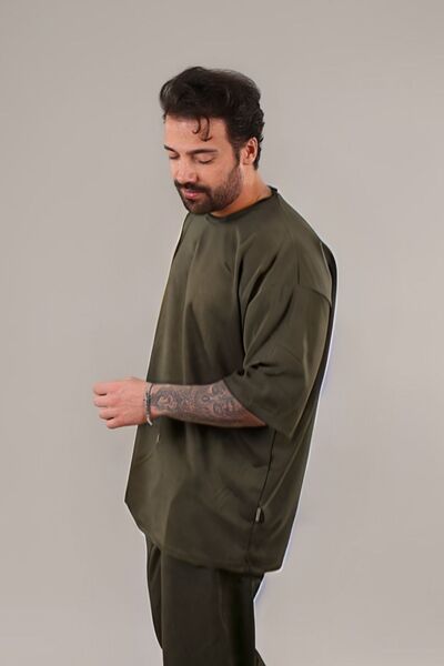 Tarzsokak Gâtul pentru bărbați, cu mânecă scurtă, confortabilă