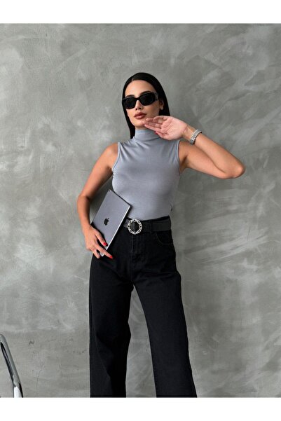 oshebu Сірий – Жіночий боді без рукавів