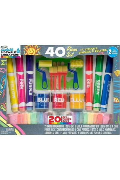 CrazArt RB Roseart Yıkanabilir Kaldırım Tebeşiri