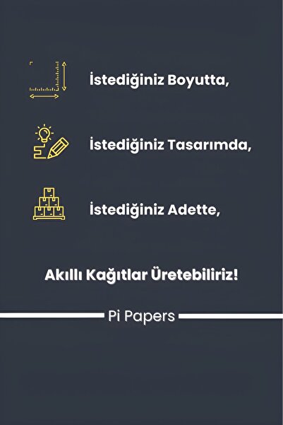 Pi Papers Kılavuz Çizgili Yazı Tahtası, Yeni Müfredata Uygun, Yazılıp Silinebilen, Sihirli Akıllı Kağıt Pano