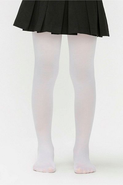 Dore Детски бял чорапогащник Micro 50 Plain Mousse