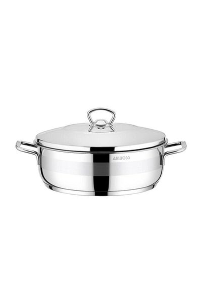 Amboss Saphire 34 cm Flat Pot - Steel Lid