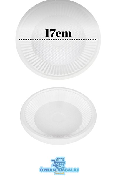 Özkan Ambalaj Temizlik Plastik Tabak Orta Boy 100 Adet