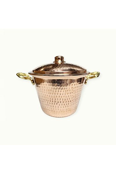 Zinnun Copper Curtain Rice Pot for 6-7 Persons