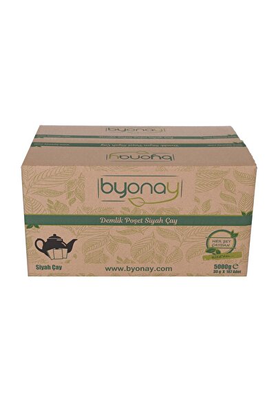 byonay Demlik Süzen Poşet Siyah Çay 5000 gr ( - 30 gr X167adet)